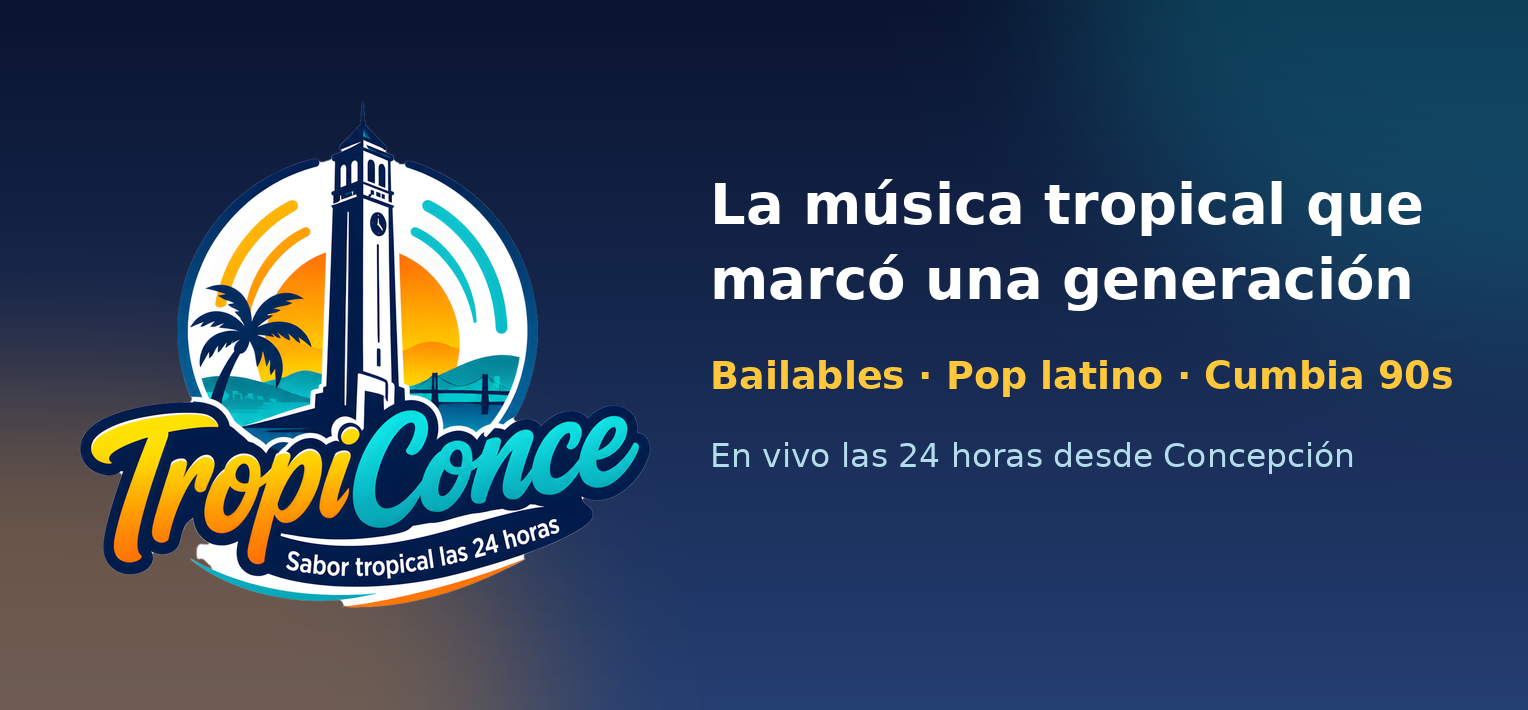 Radio TropiConce — La música tropical que marcó una generación · Bailables · Pop Latino · Cumbia 90